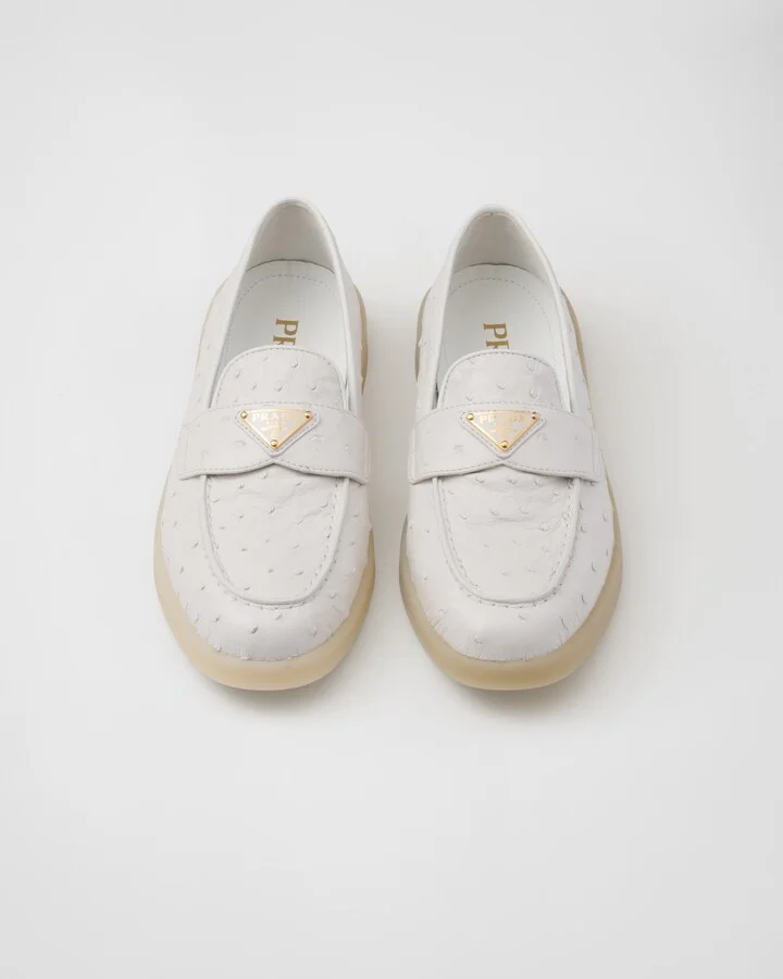 Ostrich leather loafers - Image 3