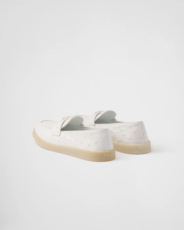 Ostrich leather loafers - Image 4