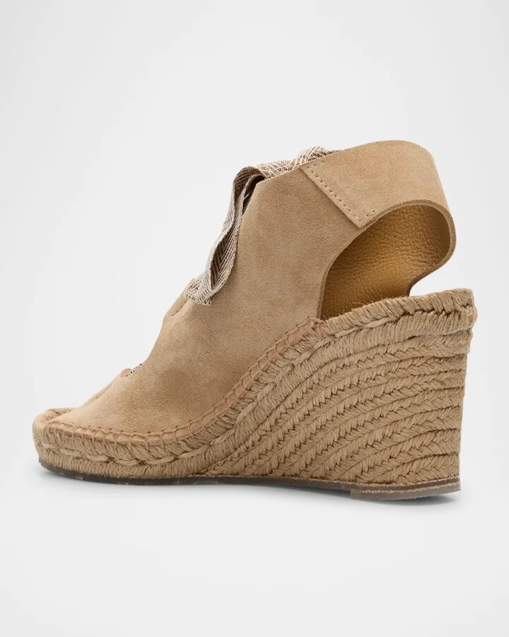 Otelia Lace-Up Suede Espadrille Sandals - Image 5