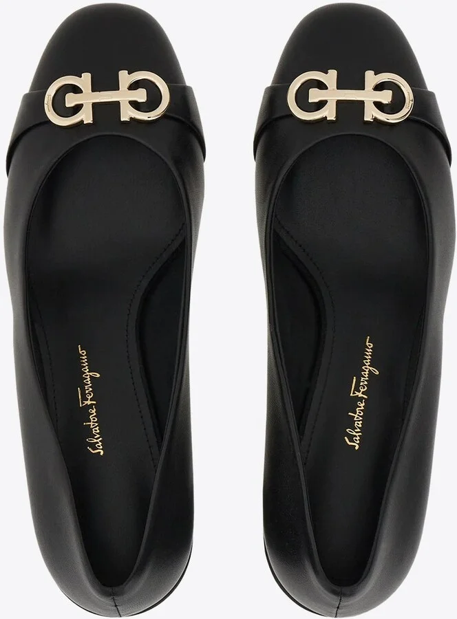 Otilia 55 Double Gancini Pumps - Image 2