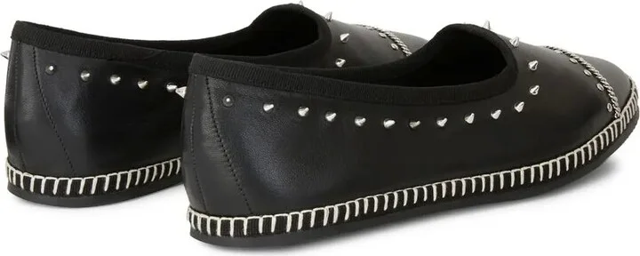 Otium studded leather loafers - Image 3
