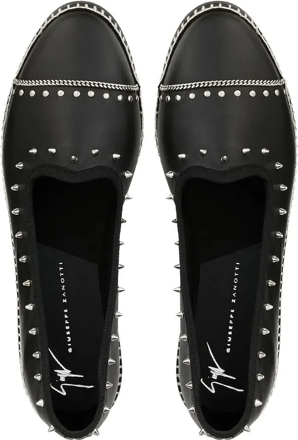 Otium studded leather loafers - Image 4
