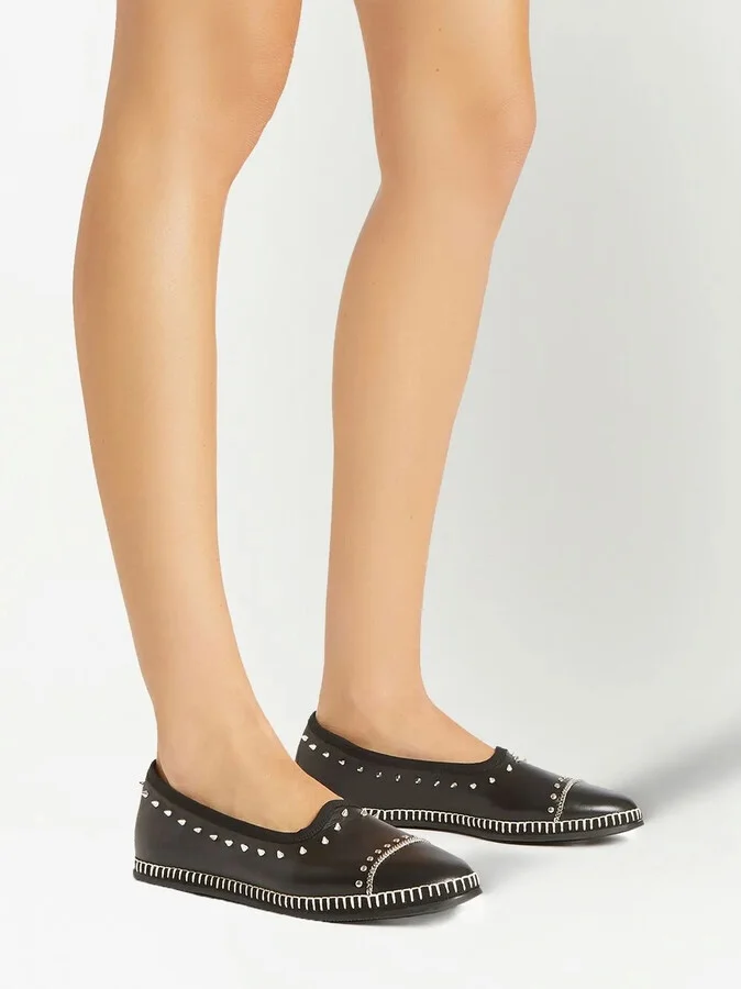 Otium studded leather loafers - Image 5