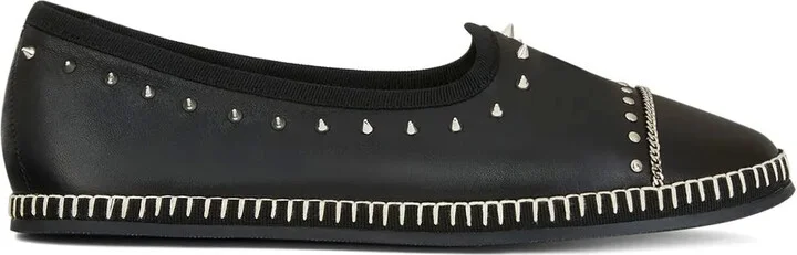 Otium studded leather loafers