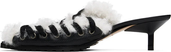 Ottolinger Black Kitten Mules - Image 3