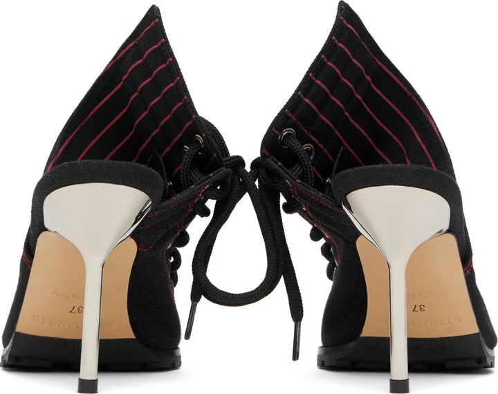 Ottolinger Black Lace Heels - Image 2