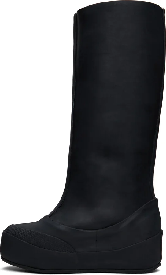 Ottolinger Black Rubber Boots - Image 3