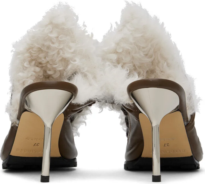 Ottolinger Brown Heel Mules - Image 2