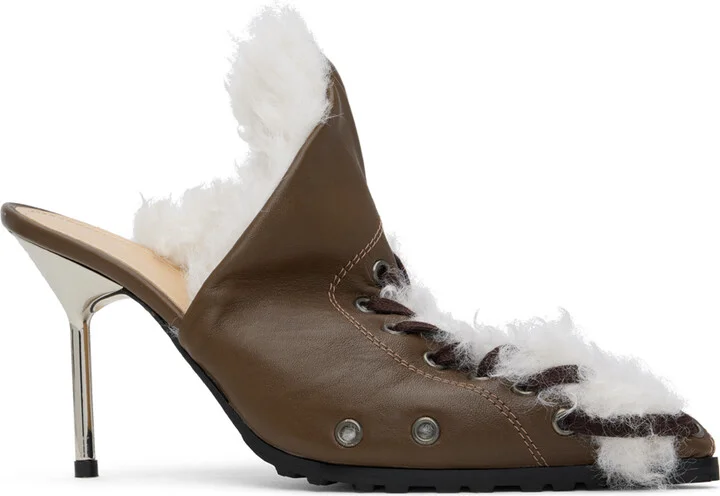 Ottolinger Brown Heel Mules