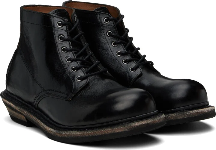 OUR LEGACY Black Cortege Boots - Image 4