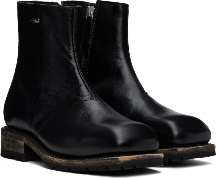 OUR LEGACY Black Engine Boots - Image 4