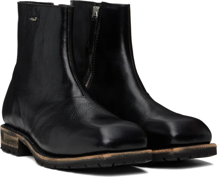 OUR LEGACY Black Engine Boots - Image 4