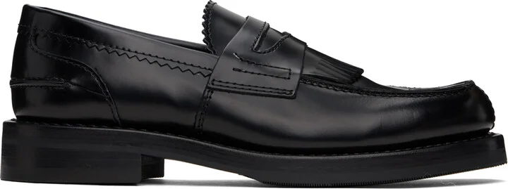 OUR LEGACY Black Fringed Loafers