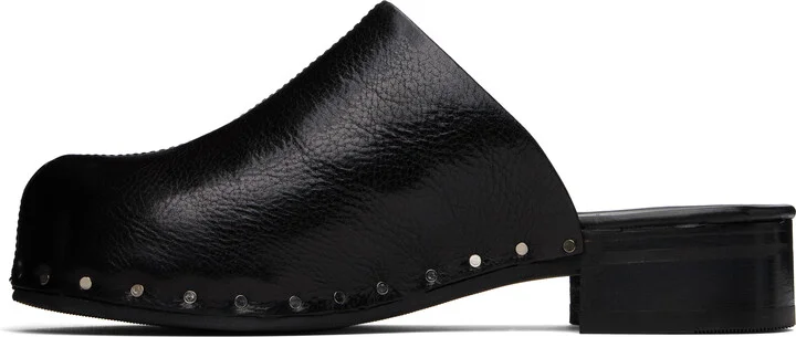OUR LEGACY Black Naoto Clogs - Image 3