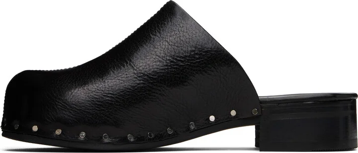 OUR LEGACY Black Naoto Clogs - Image 3