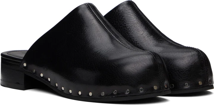 OUR LEGACY Black Naoto Clogs - Image 4