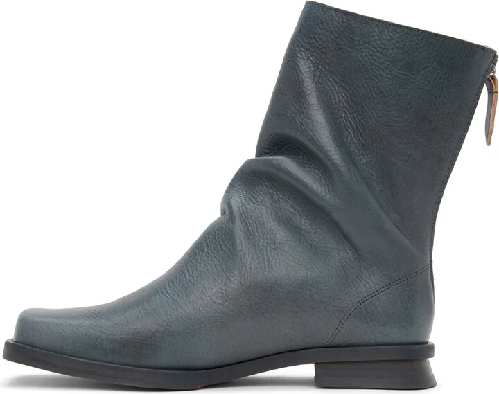 OUR LEGACY Blue Blunt Boots - Image 3