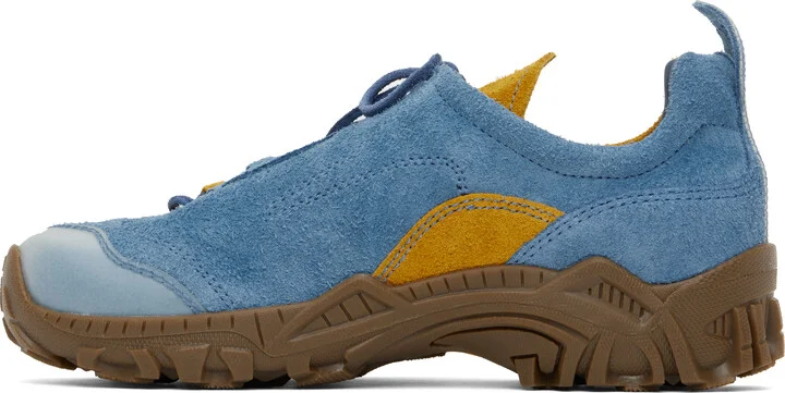 OUR LEGACY Blue & Tan Gabe Sneakers - Image 3