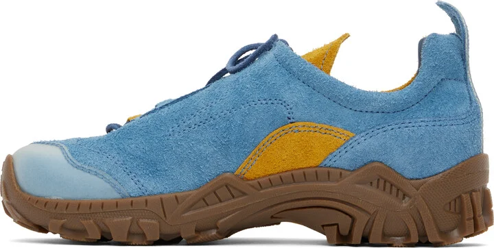 OUR LEGACY Blue & Tan Gabe Sneakers - Image 3