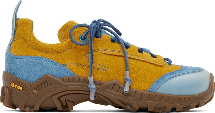 OUR LEGACY Blue & Tan Gabe Sneakers