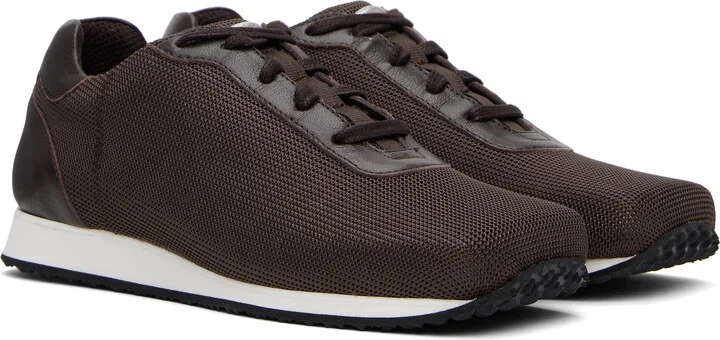 OUR LEGACY Brown Blunt Runner Sneakers - Image 4