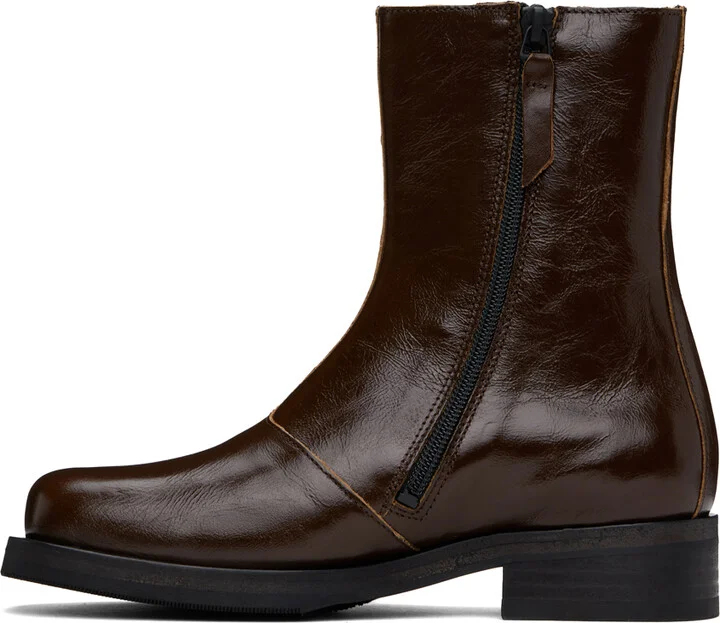 OUR LEGACY Brown Camion Boots - Image 3