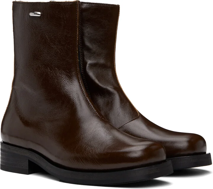 OUR LEGACY Brown Camion Boots - Image 4