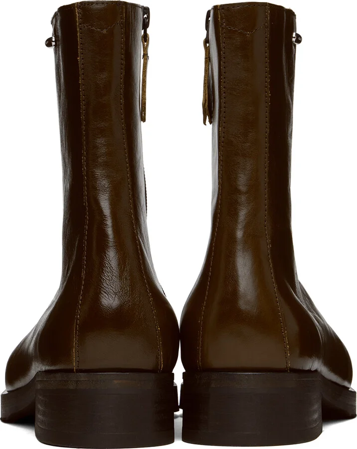 OUR LEGACY Brown Camion Boots - Image 2