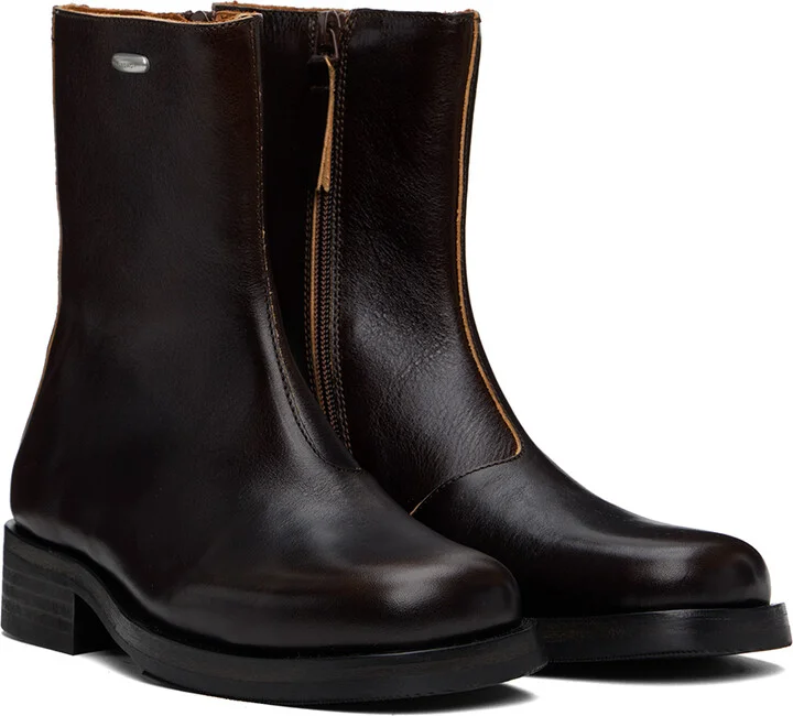 OUR LEGACY Brown Camion Boots - Image 4