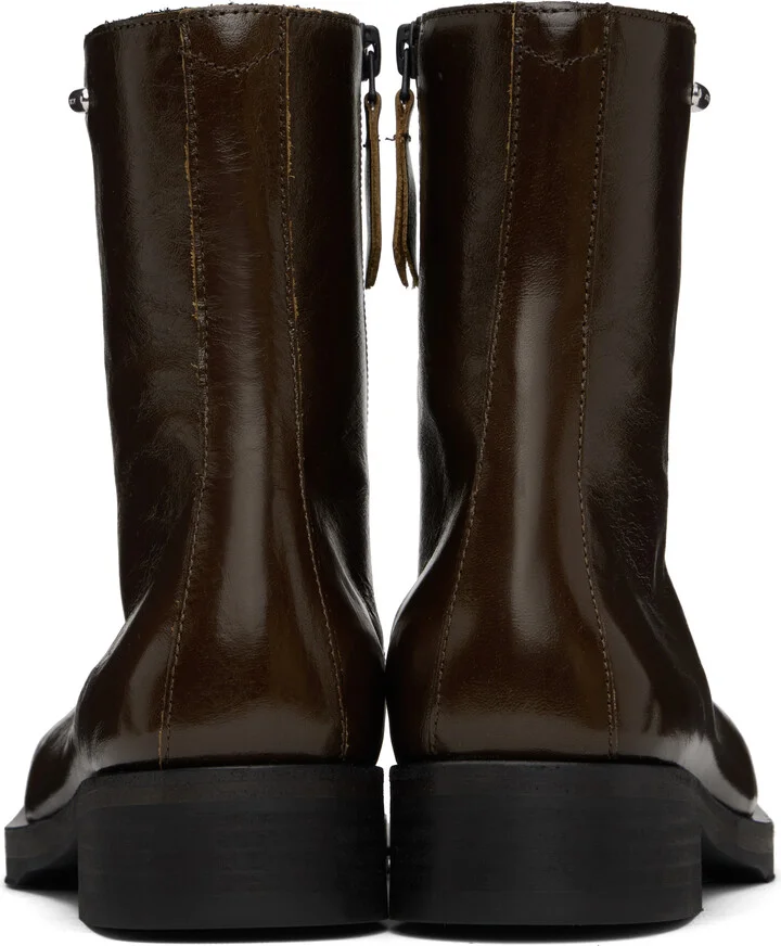 OUR LEGACY Brown Camion Boots - Image 2