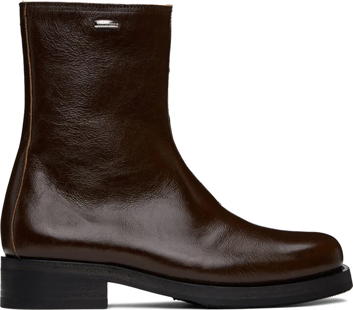 OUR LEGACY Brown Camion Boots