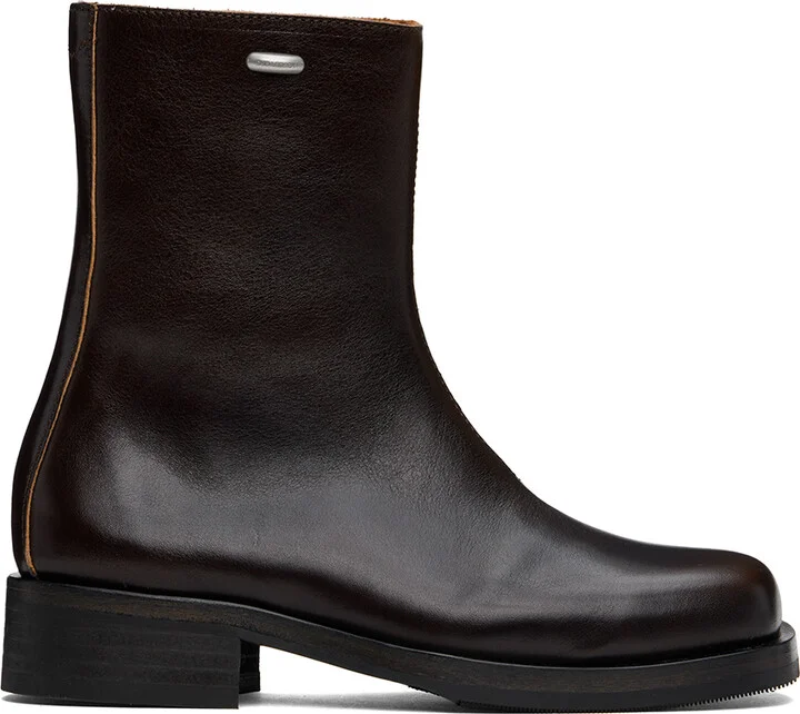 OUR LEGACY Brown Camion Boots