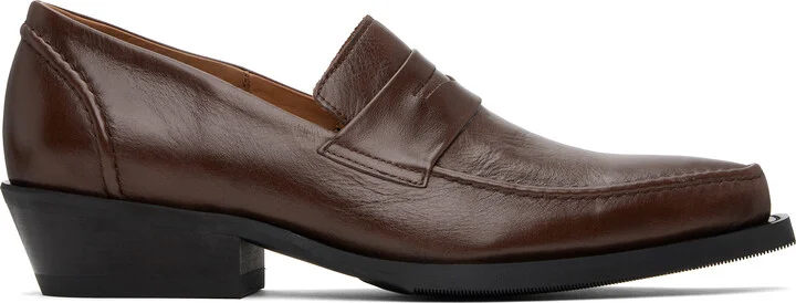 OUR LEGACY Brown Cypher Loafers