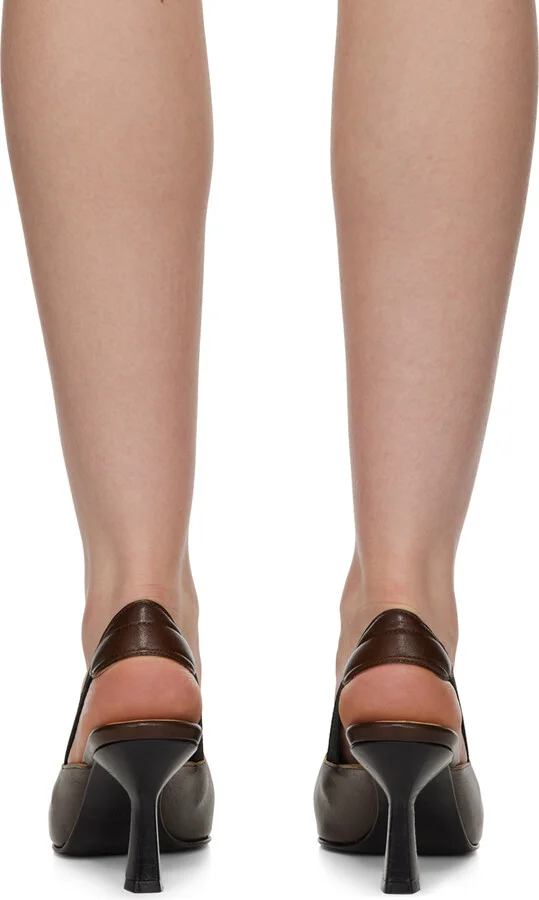 OUR LEGACY Brown Envelope Heels - Image 2