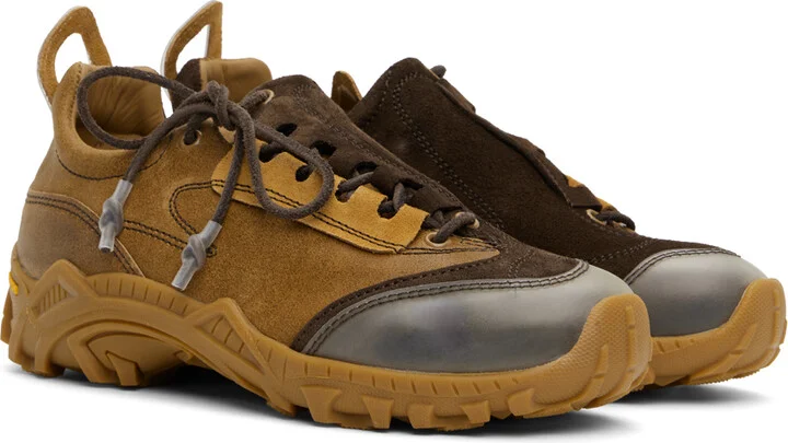 OUR LEGACY Brown Gabe Sneakers - Image 4