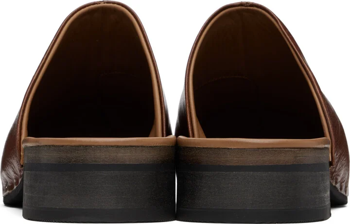 OUR LEGACY Brown Naoto Clogs - Image 2