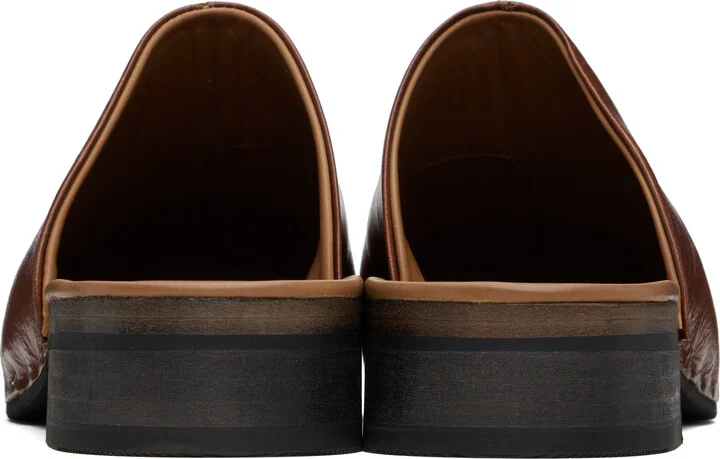 OUR LEGACY Brown Naoto Clogs - Image 2