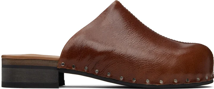 OUR LEGACY Brown Naoto Clogs