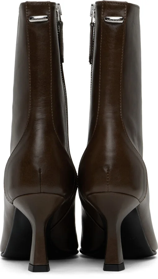 OUR LEGACY Brown Slim Boots - Image 2