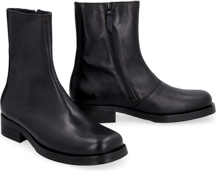 Our Legacy Camion Leather Ankle Boots - Image 3