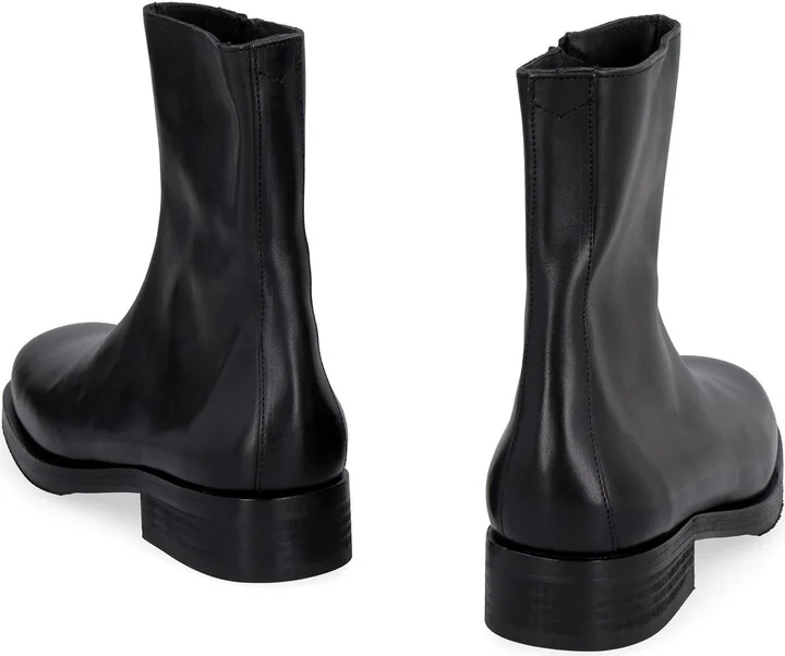 Our Legacy Camion Leather Ankle Boots - Image 4