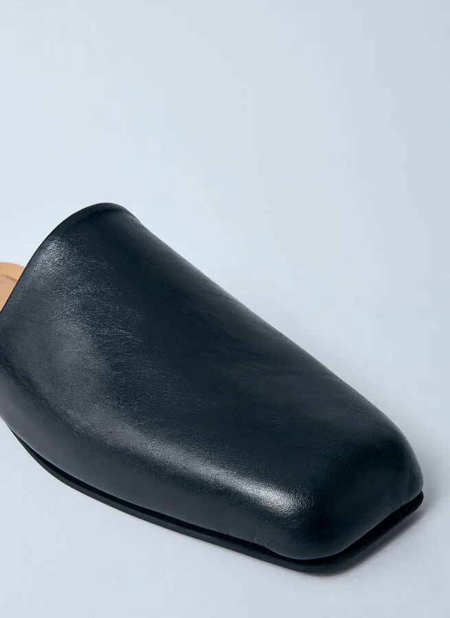 Our Legacy Ciagarr Leather Mules - Mules Black Eu - 37 - Image 3
