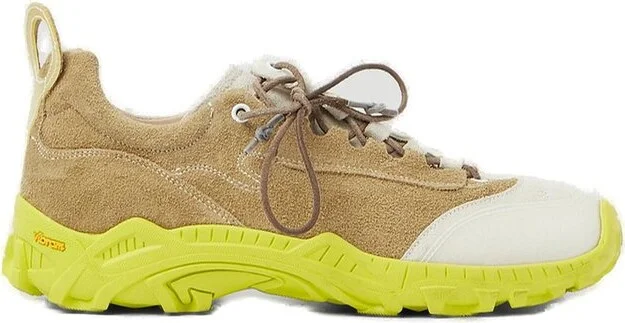 Our Legacy Gabe Contrast Panelled Lace-Up Sneakers