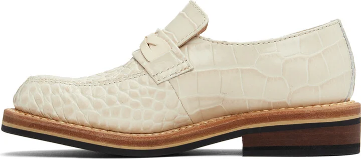 OUR LEGACY Off-White Nakano Loafers - Image 3