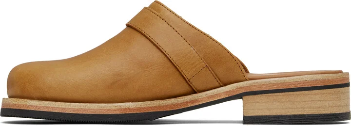 OUR LEGACY Tan Camion Mules - Image 3