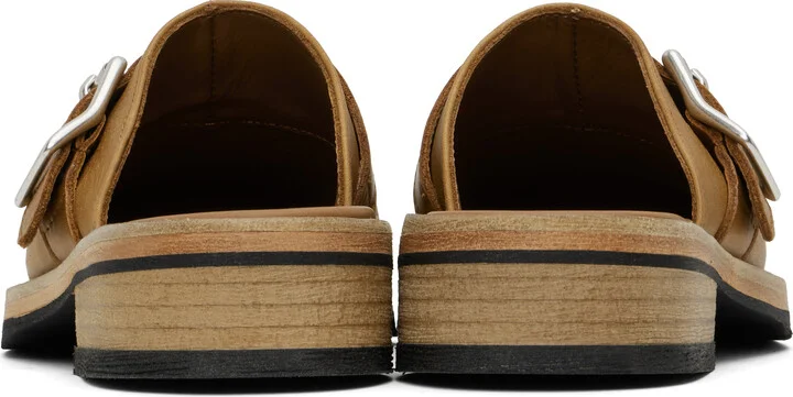OUR LEGACY Tan Camion Mules - Image 2