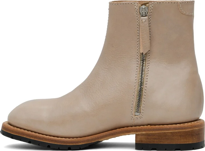 OUR LEGACY Taupe Engine Boots - Image 3