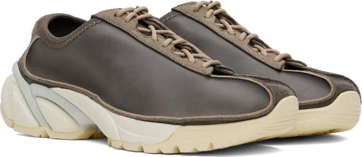 OUR LEGACY Taupe Klove Sneakers - Image 4