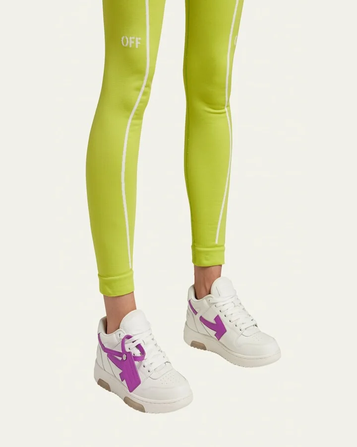 Out of Office Arrow Leather Trainer Sneakers - Image 5