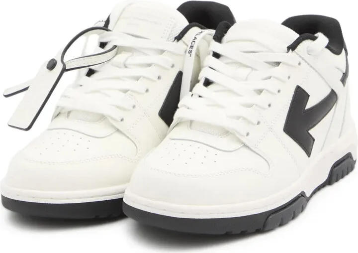 Out Of Office arrow-logo leather sneakers - Image 2
